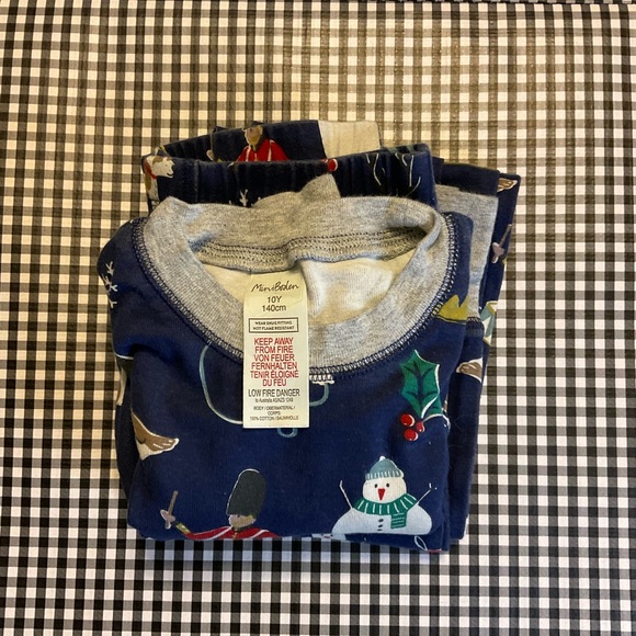 Mini Boden 12 days of Christmas pajama set size 10 - Picture 8 of 8